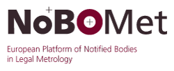 Logo NoBOMet - europejskiej platformy jednostek notyfikowanych w obszarze metrologii prawnej